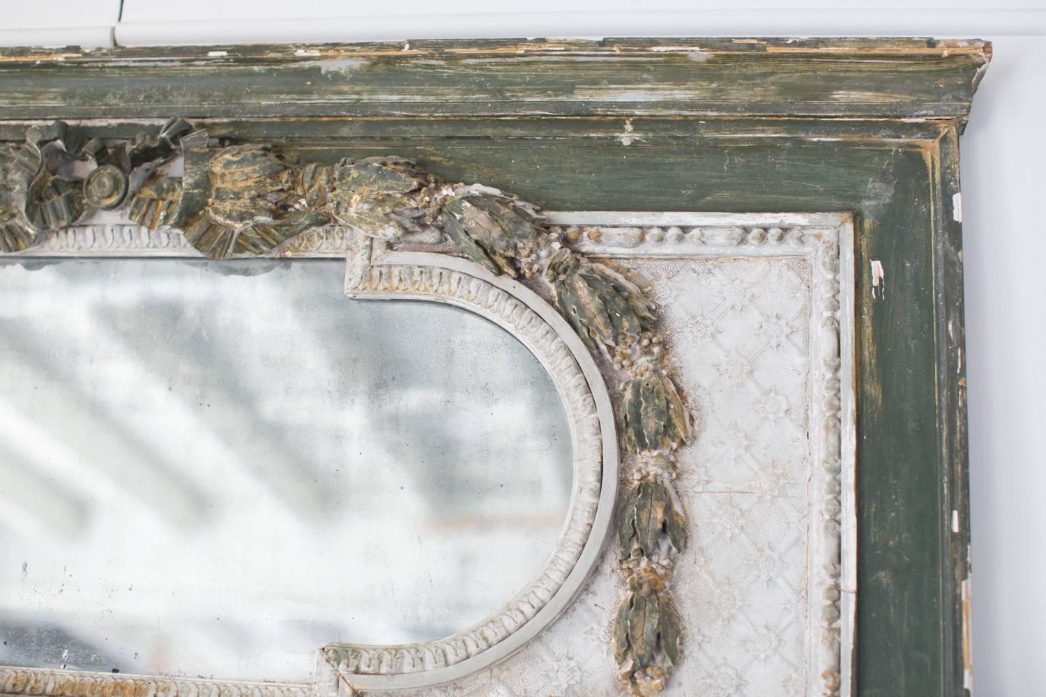 Stately Antique Louis XVI Mirror 4