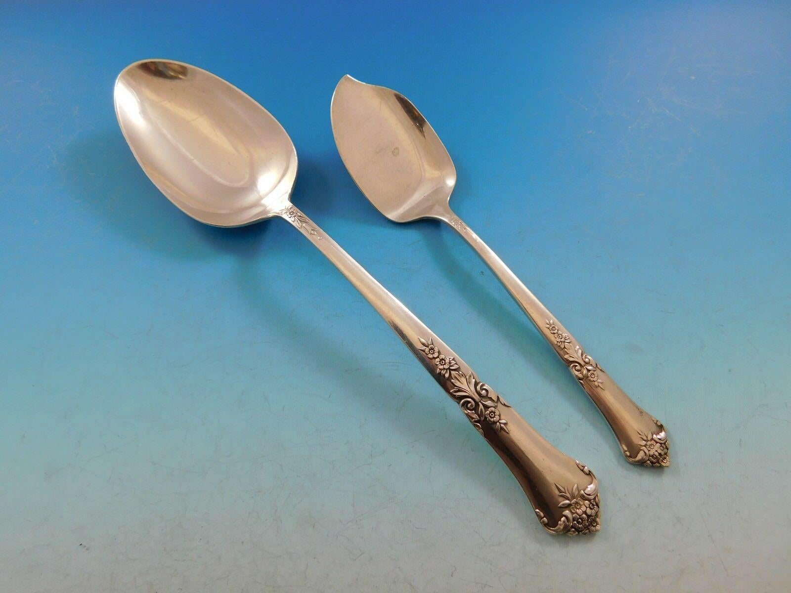 Service de couverts en argent sterling Stately par State House pour 12 personnes 66 pièces en vente 1