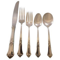 Stately by State House Sterling Silver Flatware Set for 12 Service 66 Pieces