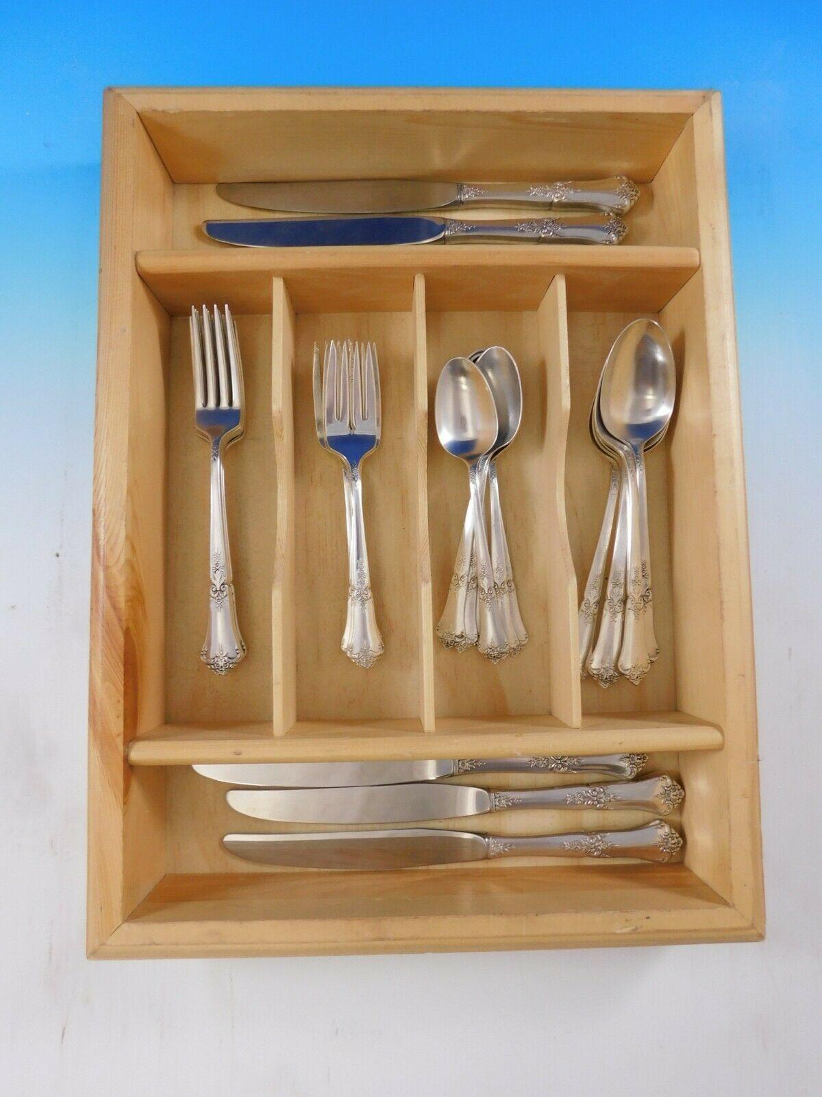 Stately by State House Sterling Silver Flatware Set for 6 Service 30 Pieces 1