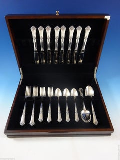 Stately by State House Sterling Silver Flatware Set For 8 Service 40 Pieces