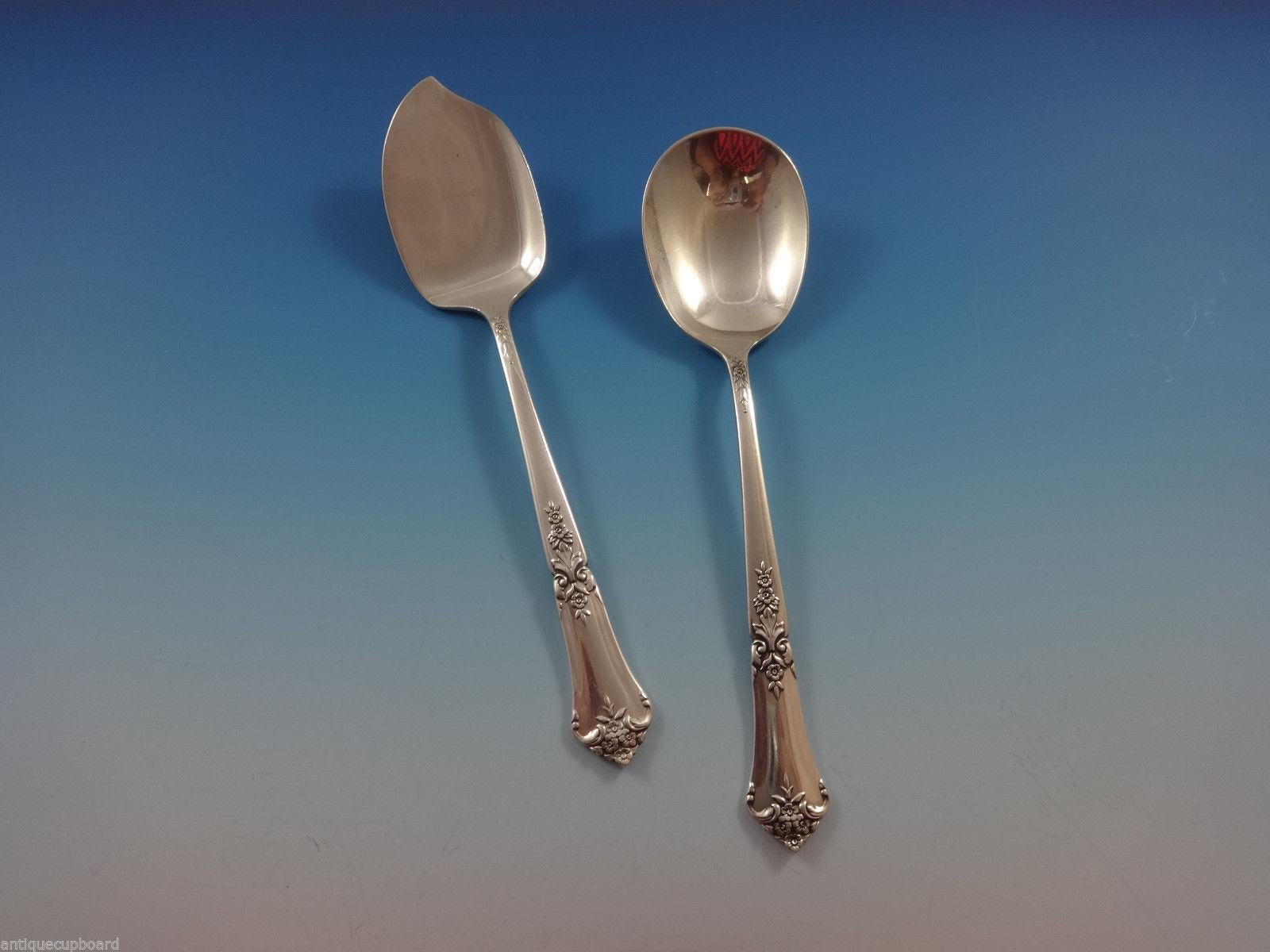 Stately by State House Sterling Silver Flatware Set For 8 Service 63 Pieces For Sale 6