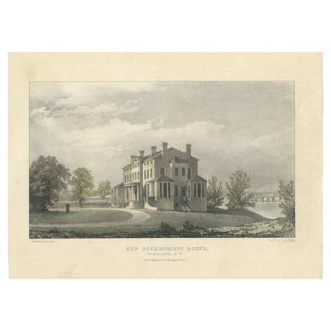 Stately Elegance: New Government House, Fredericton, N.B. – A 19th-Century Gem