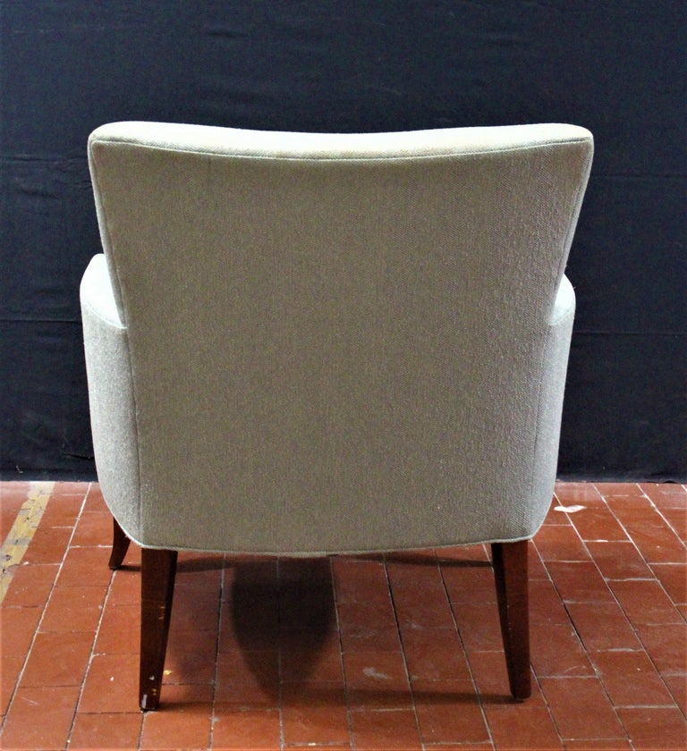 Stately Pair of Powder Blue Armchairs For Sale at 1stDibs