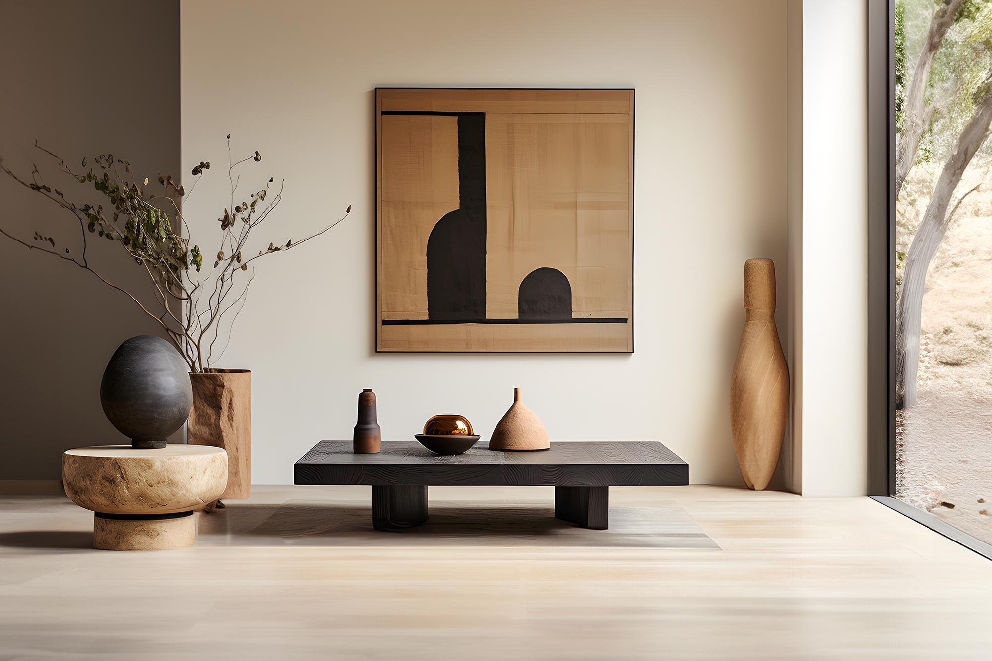 Statement Black Rectangular Coffee Table - Fundamenta 32 by NONO In New Condition For Sale In Ciudad de México, CDMX