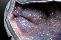Statement Blue Lace Agate Heart Geode