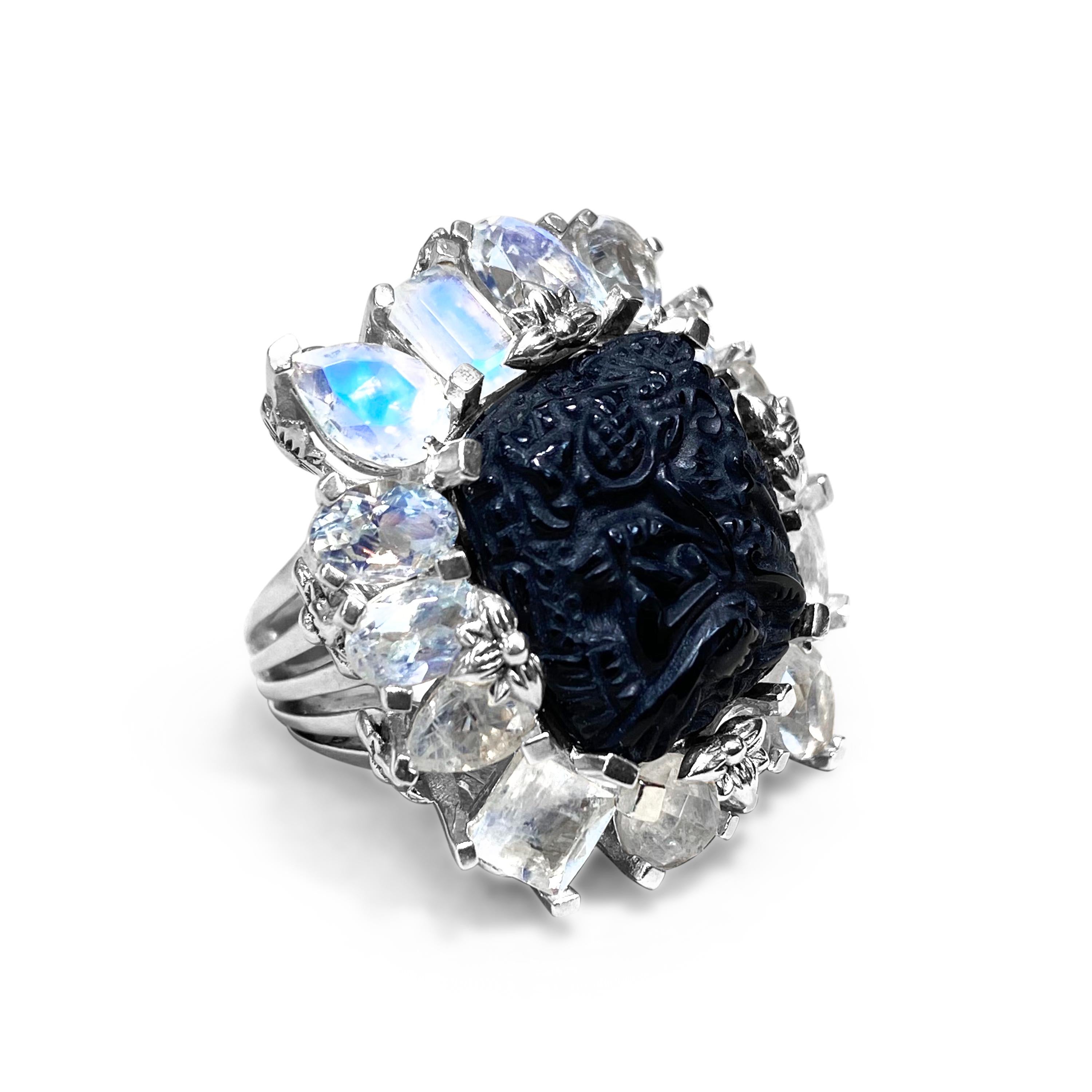 Contemporary Stephen Dweck Statement Cluster Ring