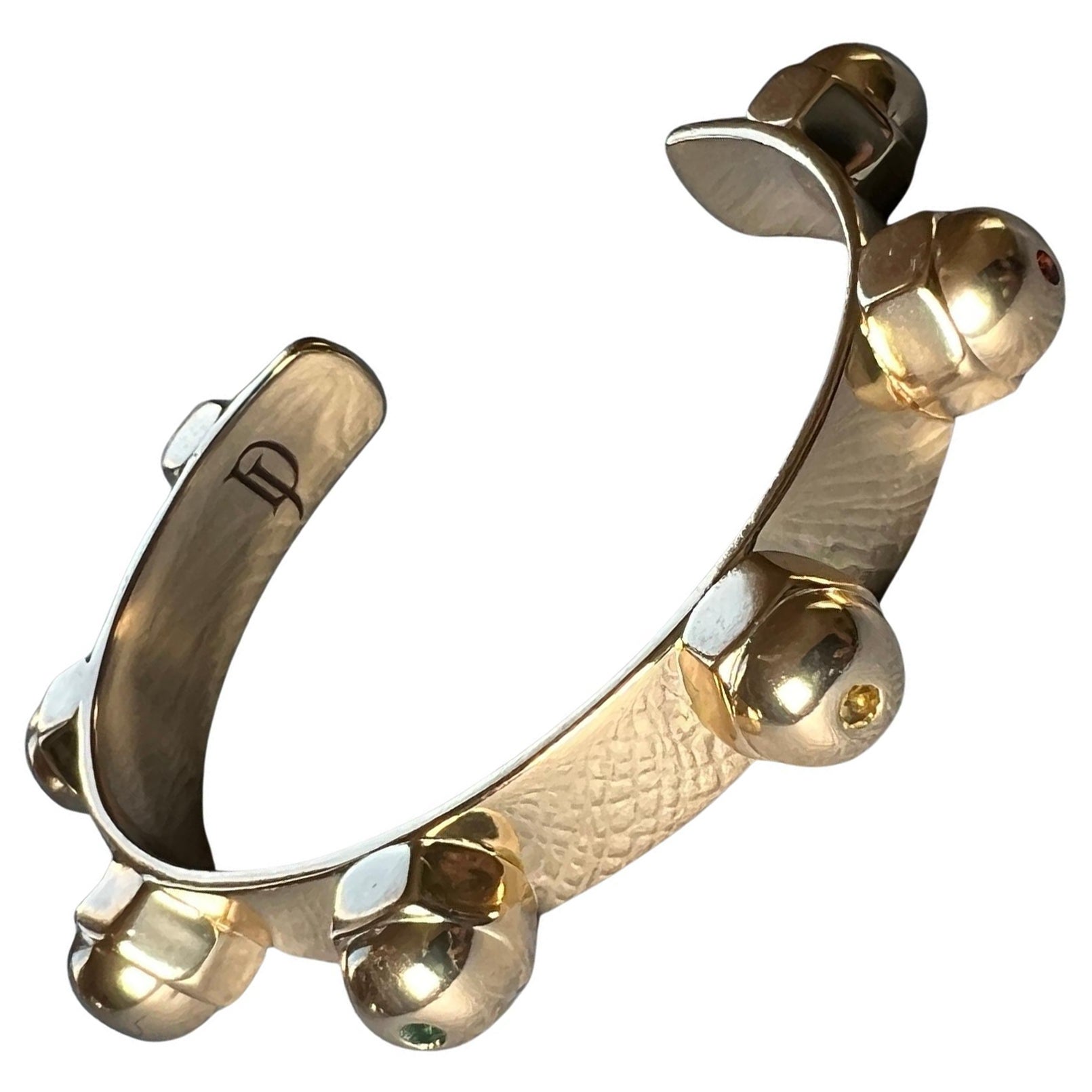 Bracciale statement Chakra Zaffiro Diamante Smeraldo