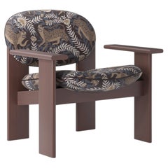 Statement Curved Armchair in Recycled Velvet — Archipen by NOOM