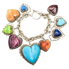 Silber Silber Charm-Armbänder