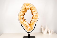 Statement Large Citrine Geode Portal