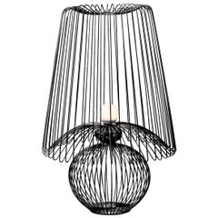 Statement Metal Floor Lamp Koy in Black