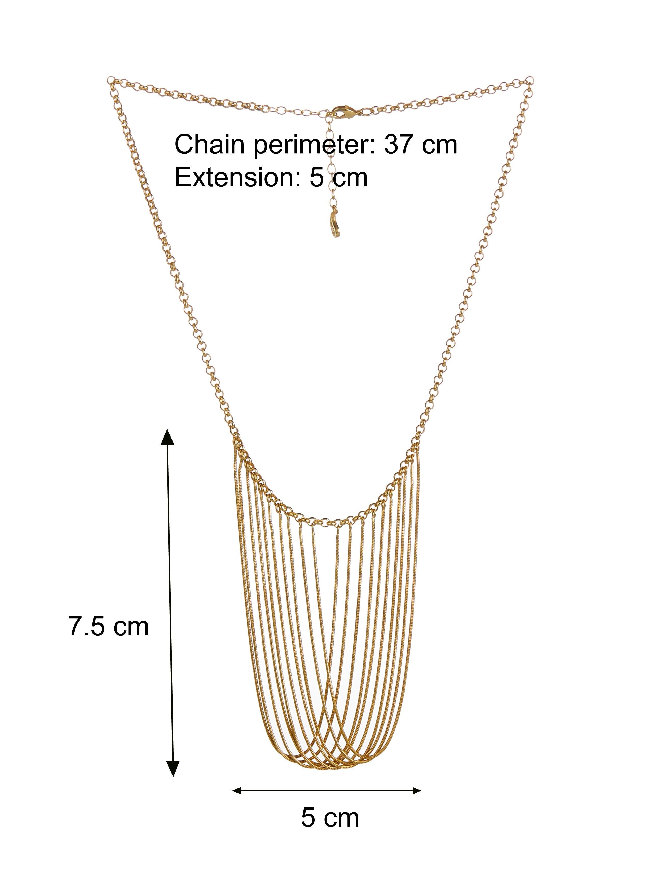 gold greek necklace