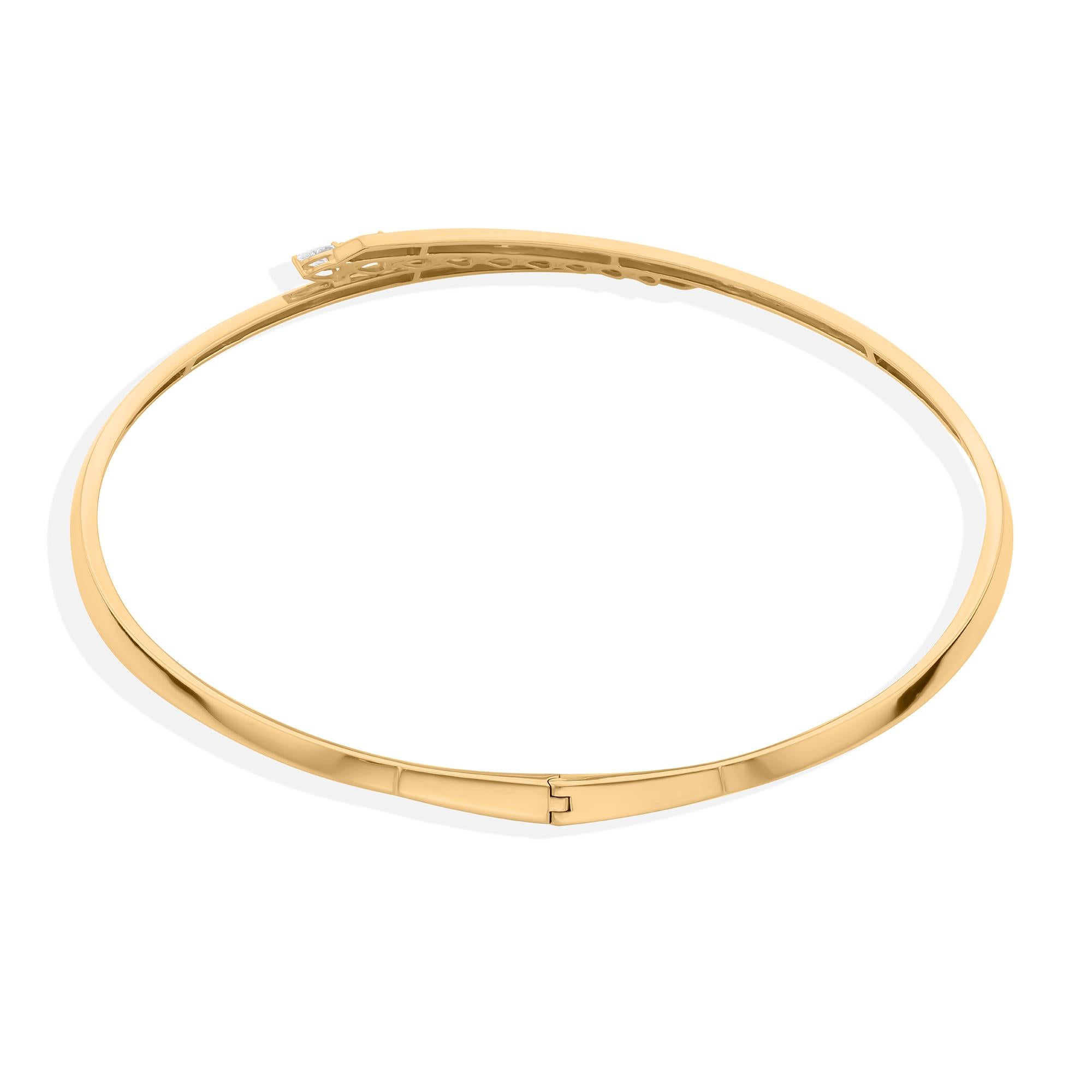 Collier ras du cou en or jaune 18k avec diamant Nature 2.15ct SI/HI Neuf - En vente à Diera, Dubai