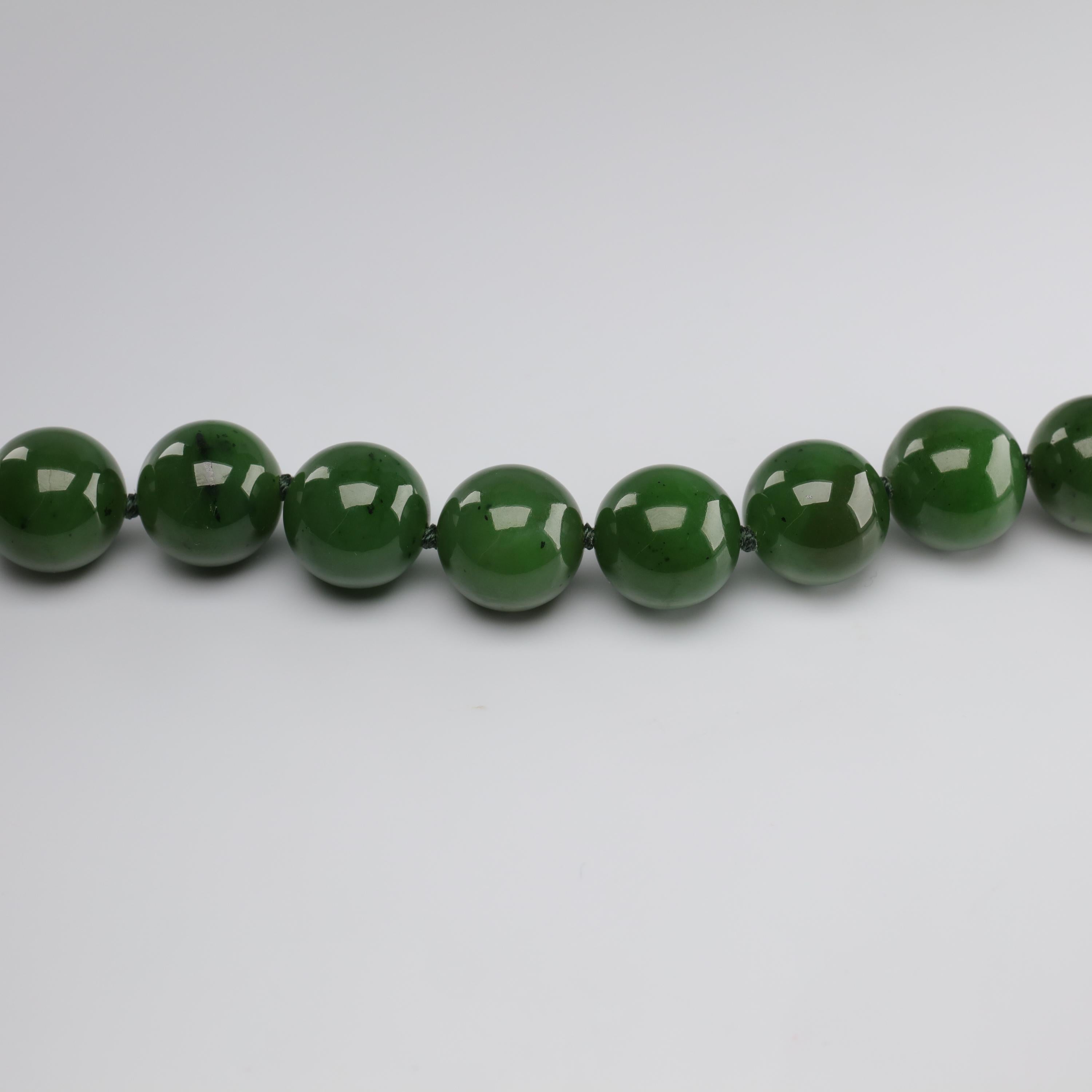 Statement Necklace of Jade, Gold and Diamonds 5