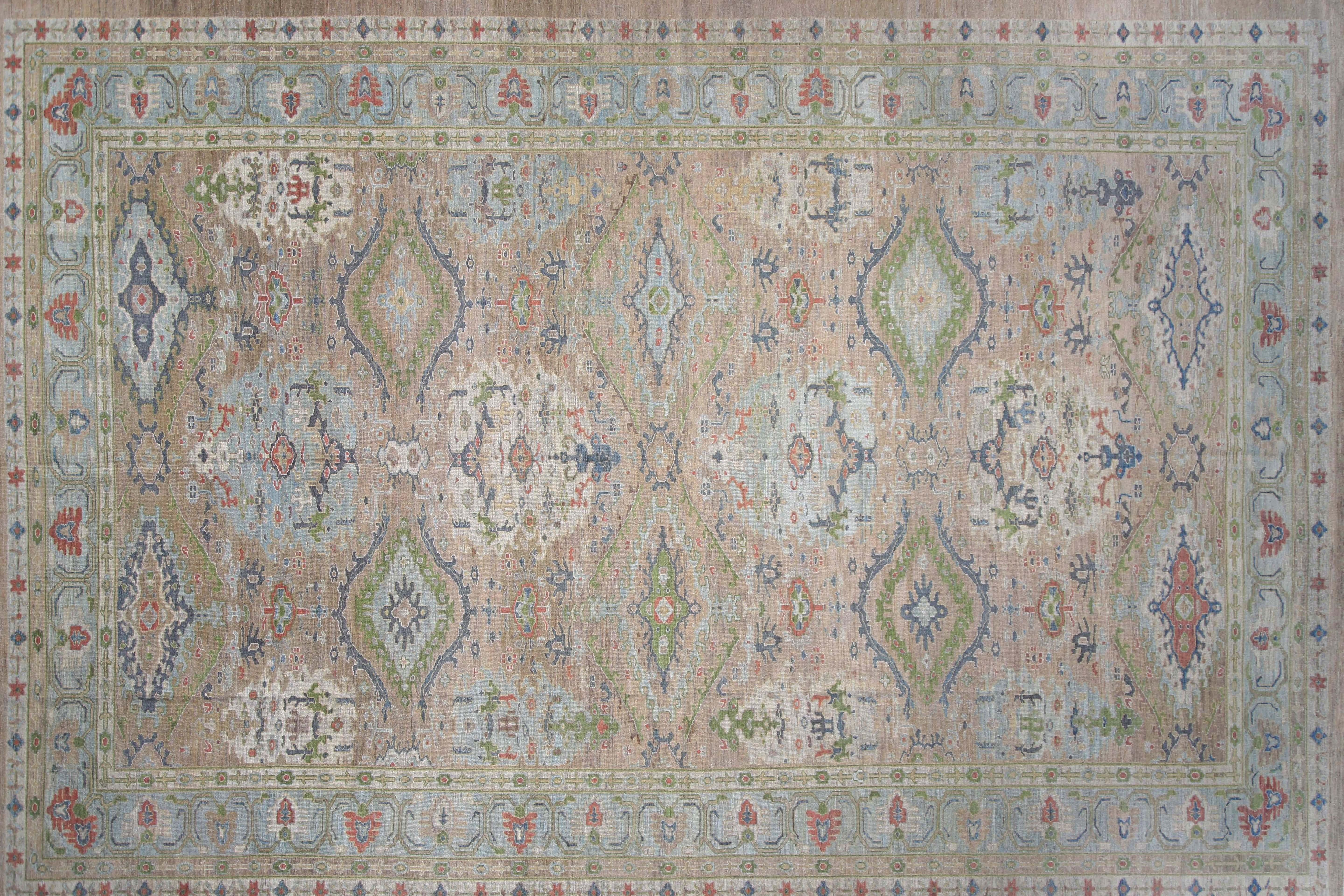 Statement Piece Turkish Sultanabad Rug  For Sale 4