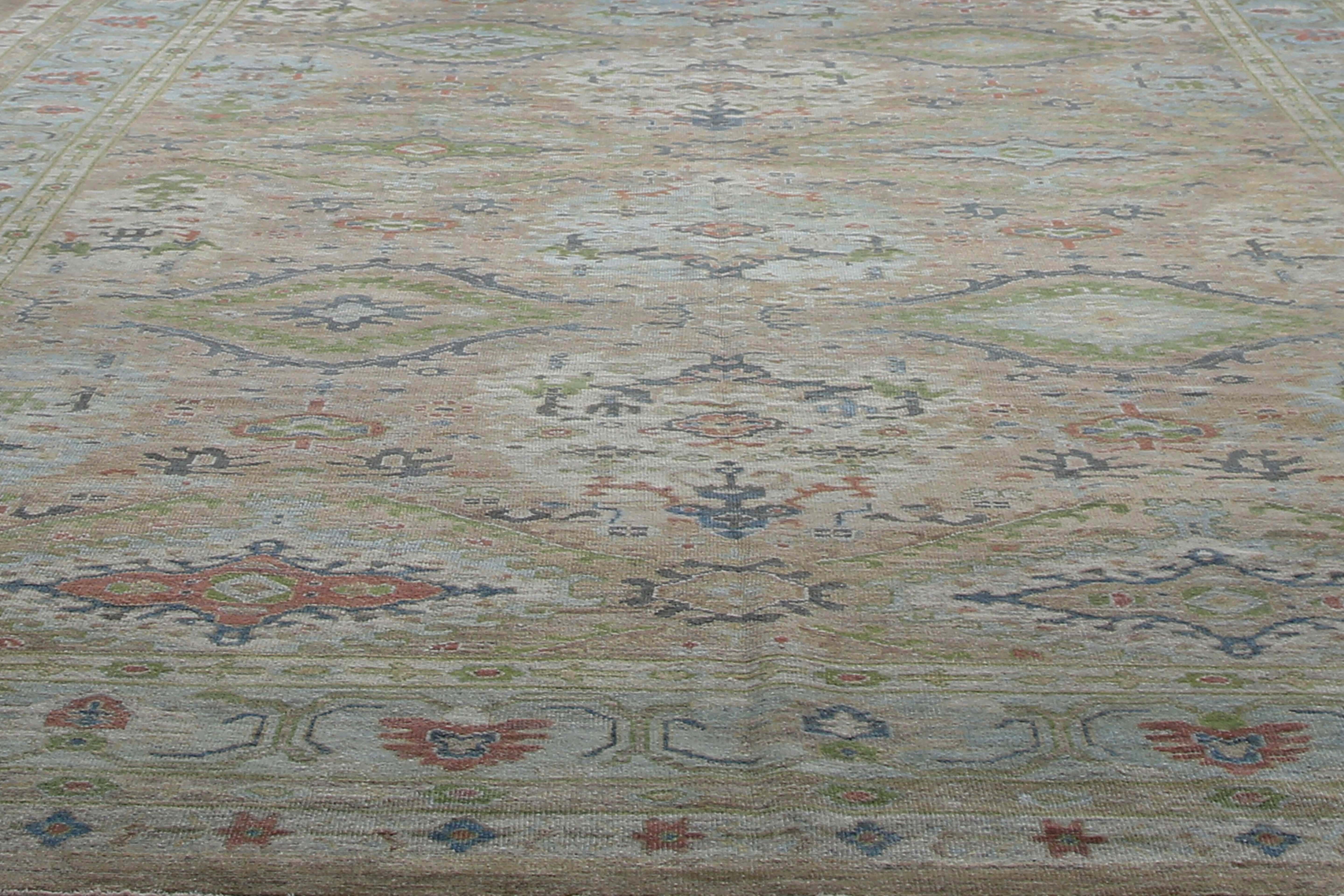 Contemporary Statement Piece Turkish Sultanabad Rug  For Sale