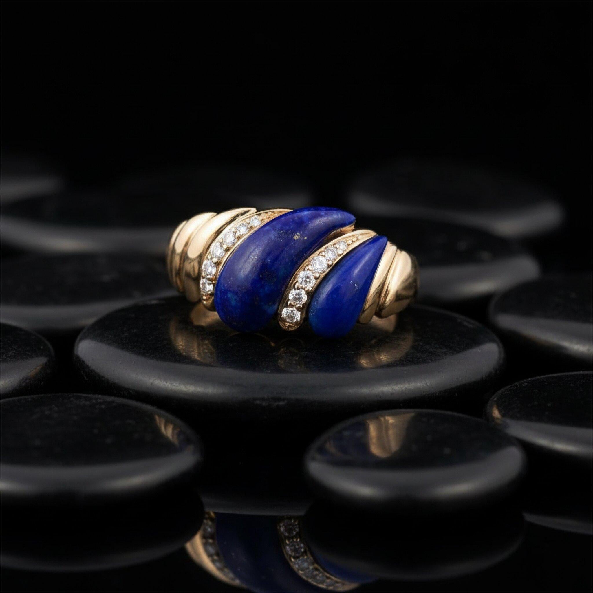 Statement Ring 14k (or 18k Upon Request) Yellow G… - image 3