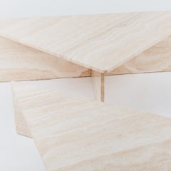 Statement Triangular Marble Coffee Tables