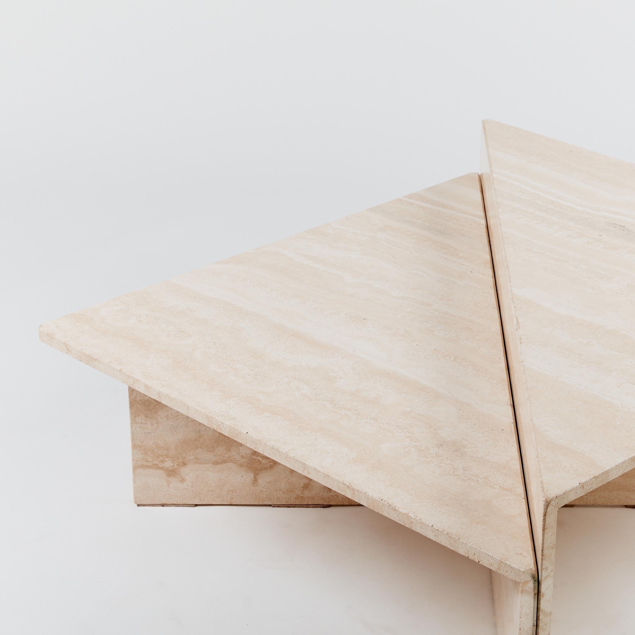 Statement Triangular Marble Coffee Tables 1