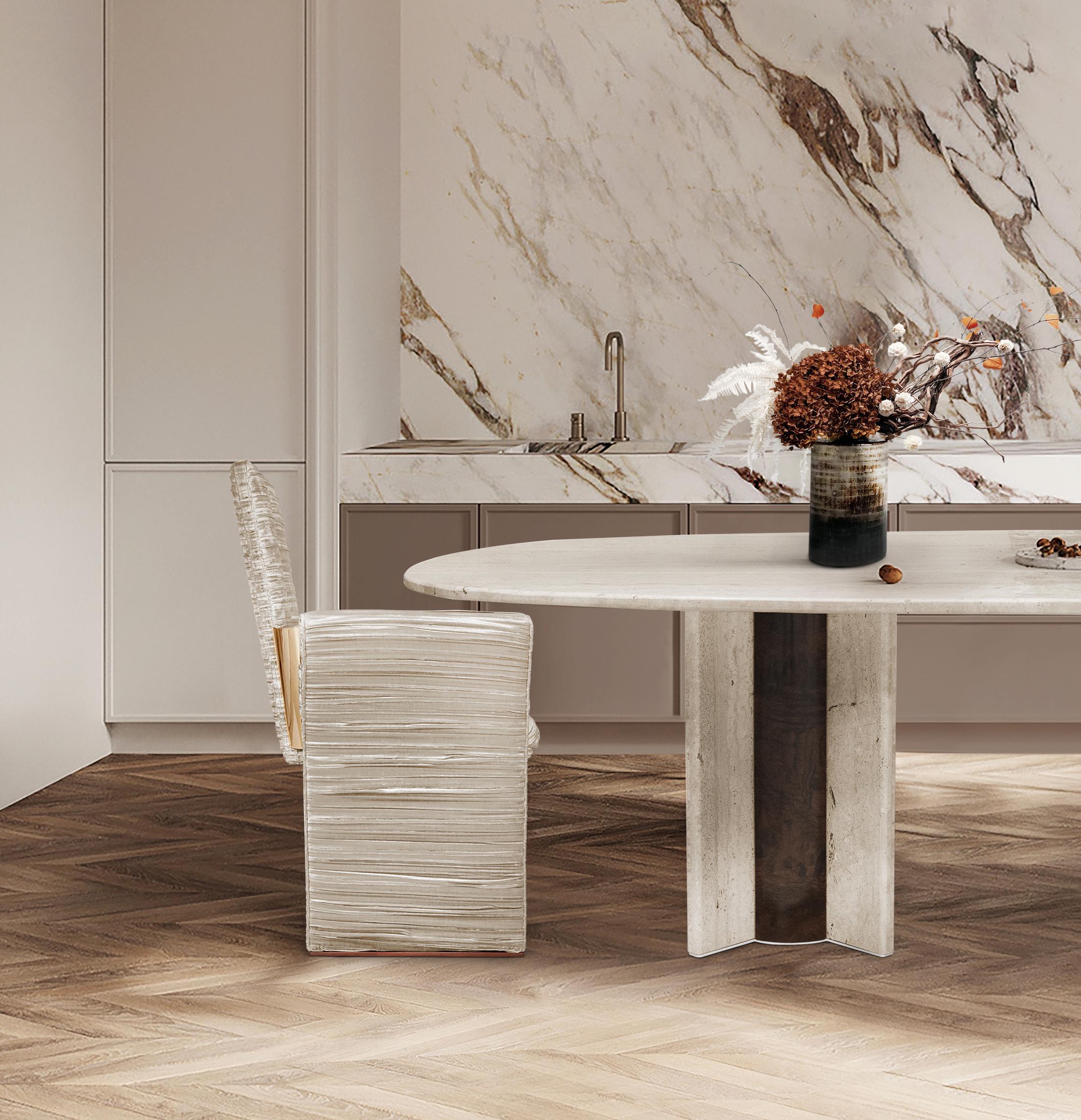 Statement Upholstered Dining Room Chair - Estelle Dining Chair (In Stock) For Sale 2