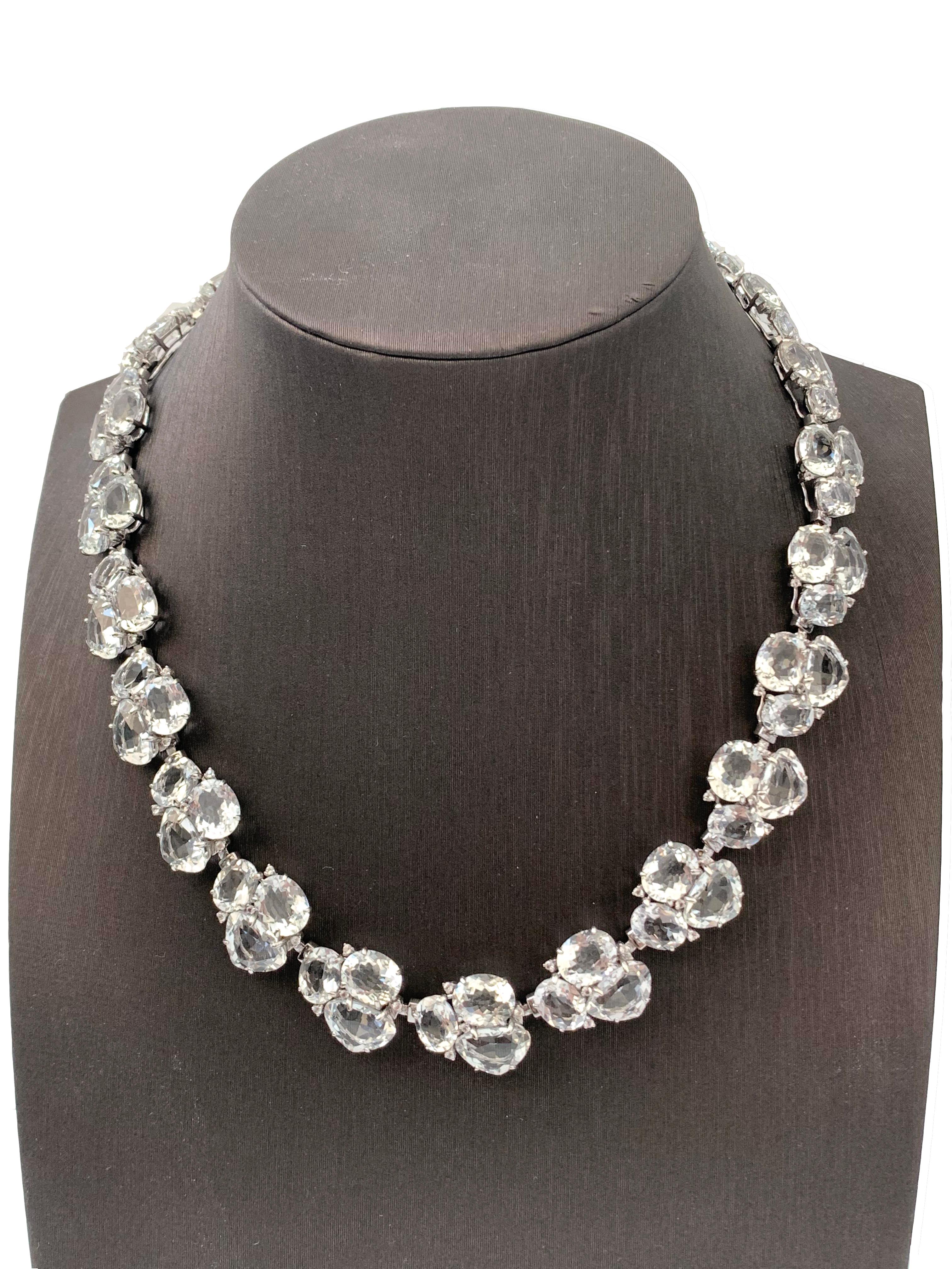 statement sapphire necklace