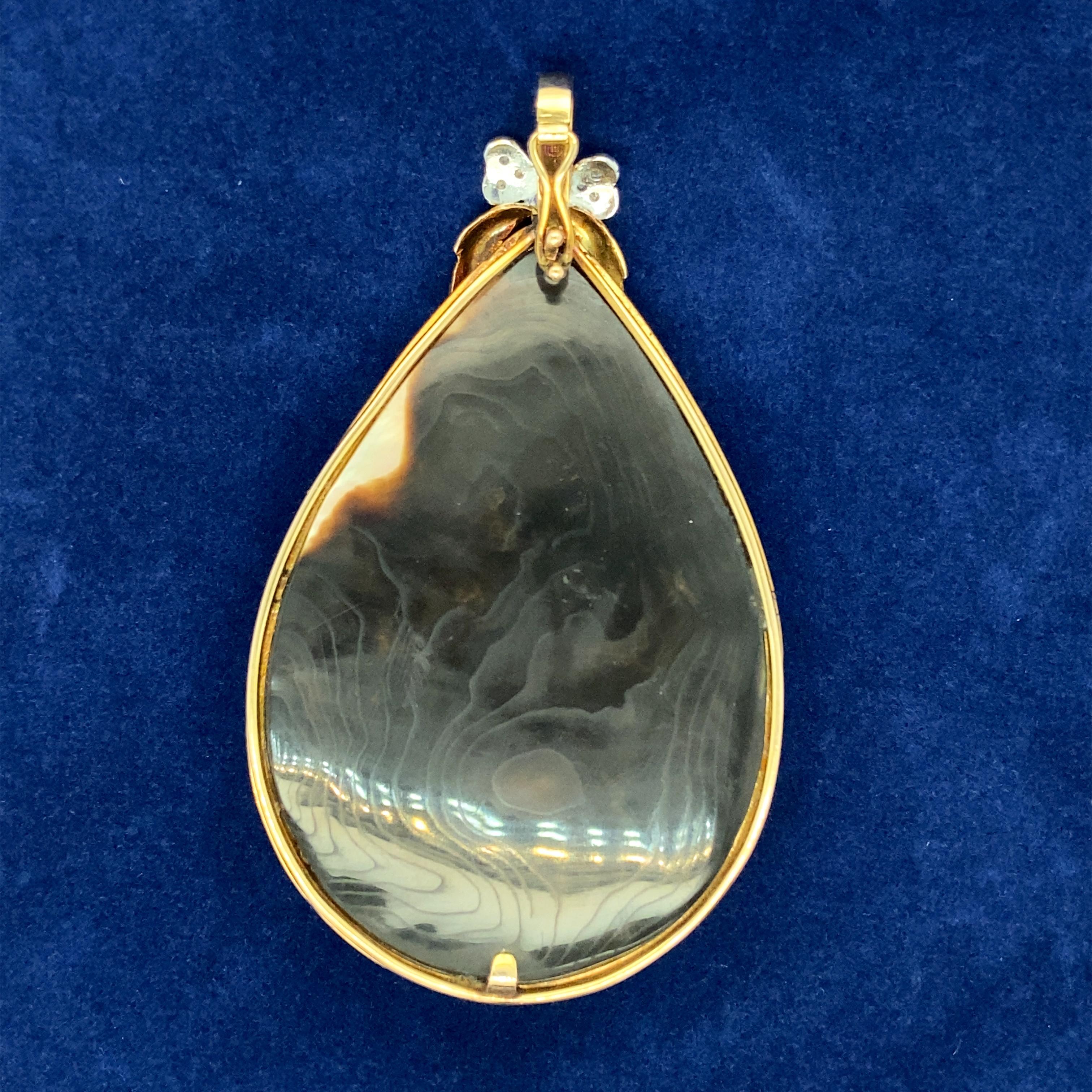 Statement Worthy Blister Pearl Enhancer Bail Pendant 2