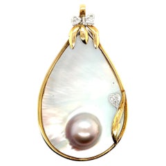 Statement Worthy Blister Pearl Enhancer Bail Pendant 