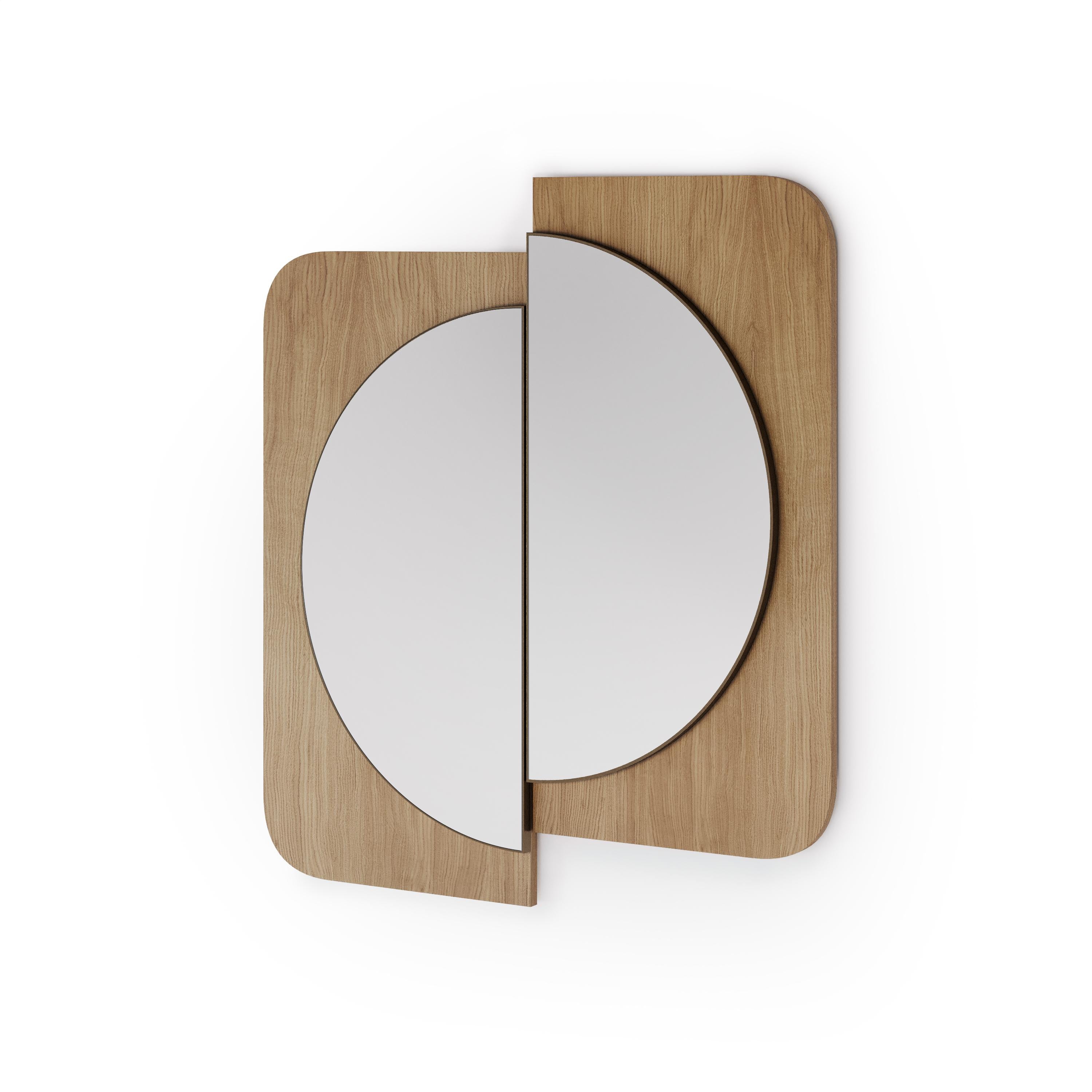 This contemporary mirror is created with simplicity and longevity in mind.
