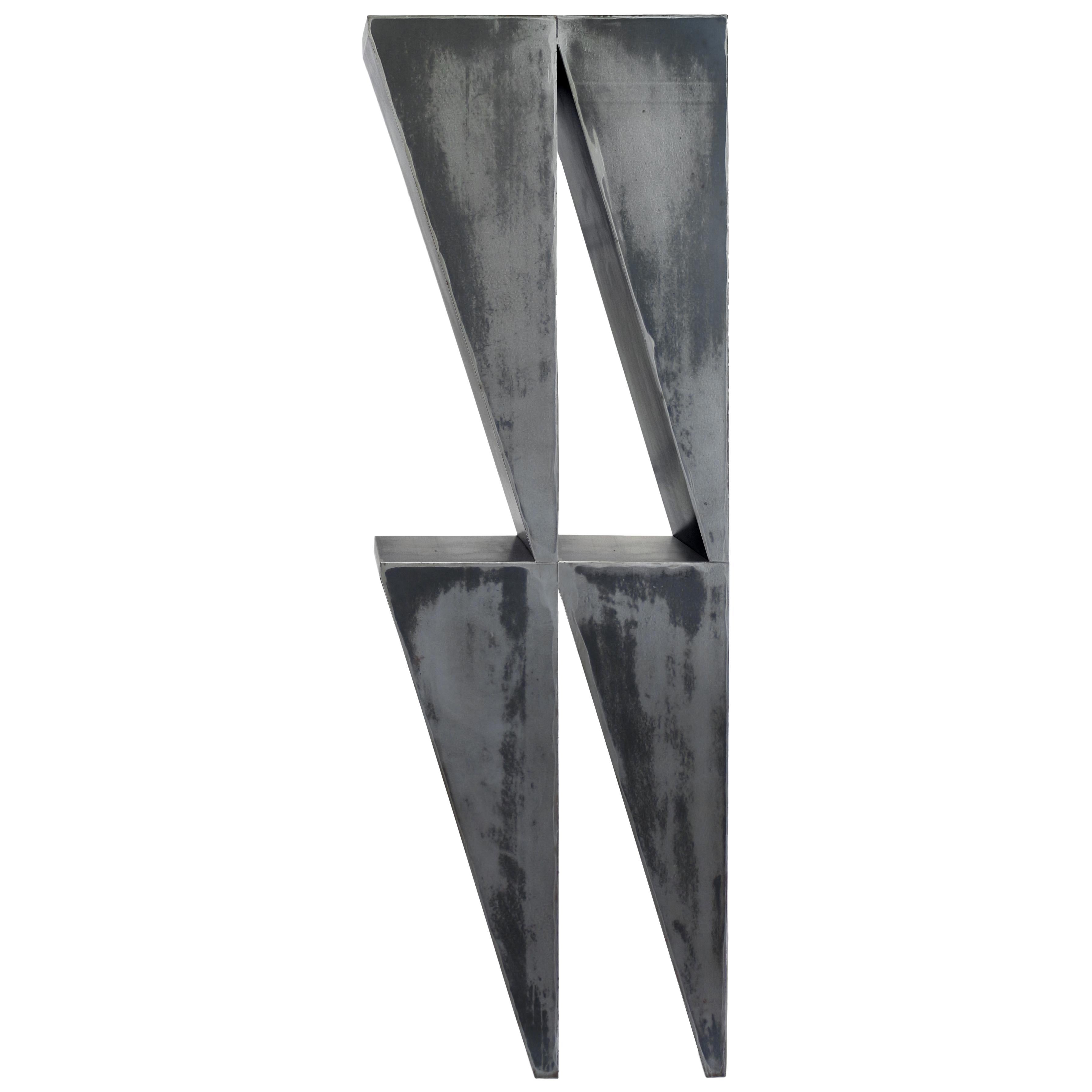Statera Shelf sculpture in Metal  For Sale