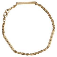 Station Bracelet in Recycled 14K Yellow Gold by J. Hannah