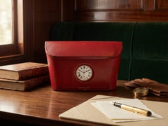 Chariot de papeterie avec montre de poche et miroir par Asprey London