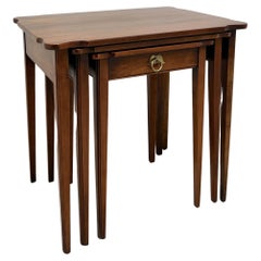 STATTON Centennial Cherry Chippendale Nesting Tables - Set of 3