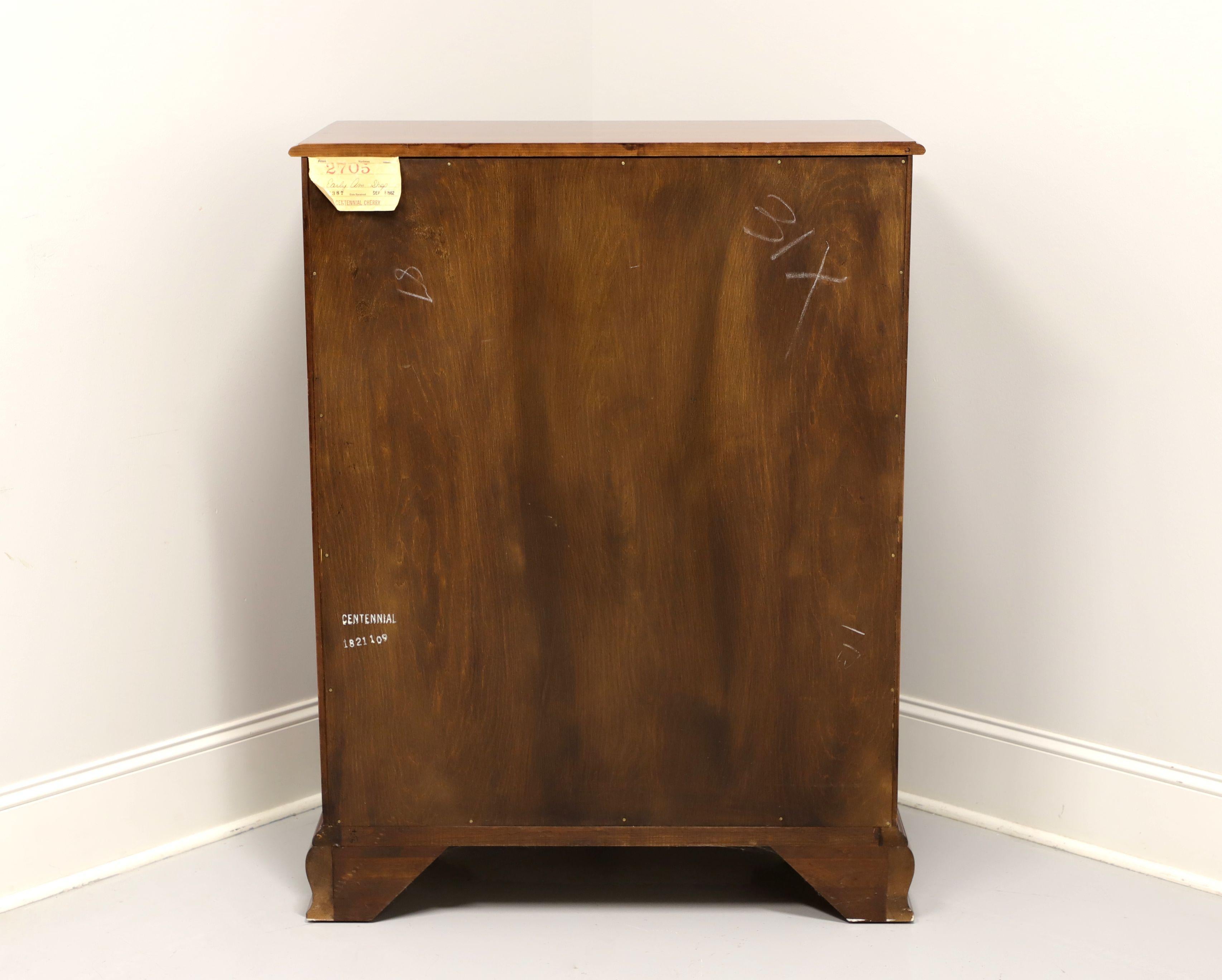 STATTON Centennial Cherry Chippendale Style Chest of Drawers In Good Condition In Charlotte, NC