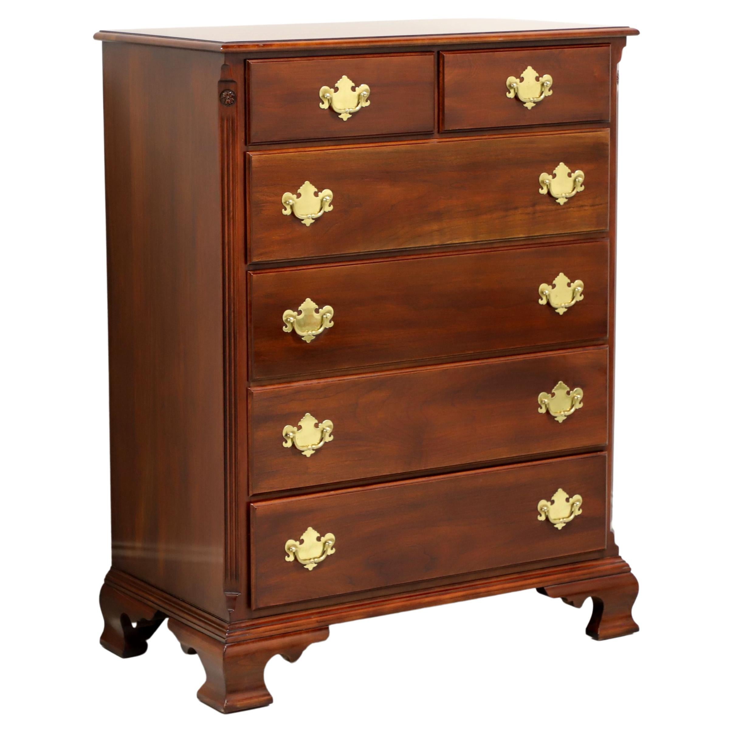 STATTON Centennial Cherry Chippendale Style Chest of Drawers