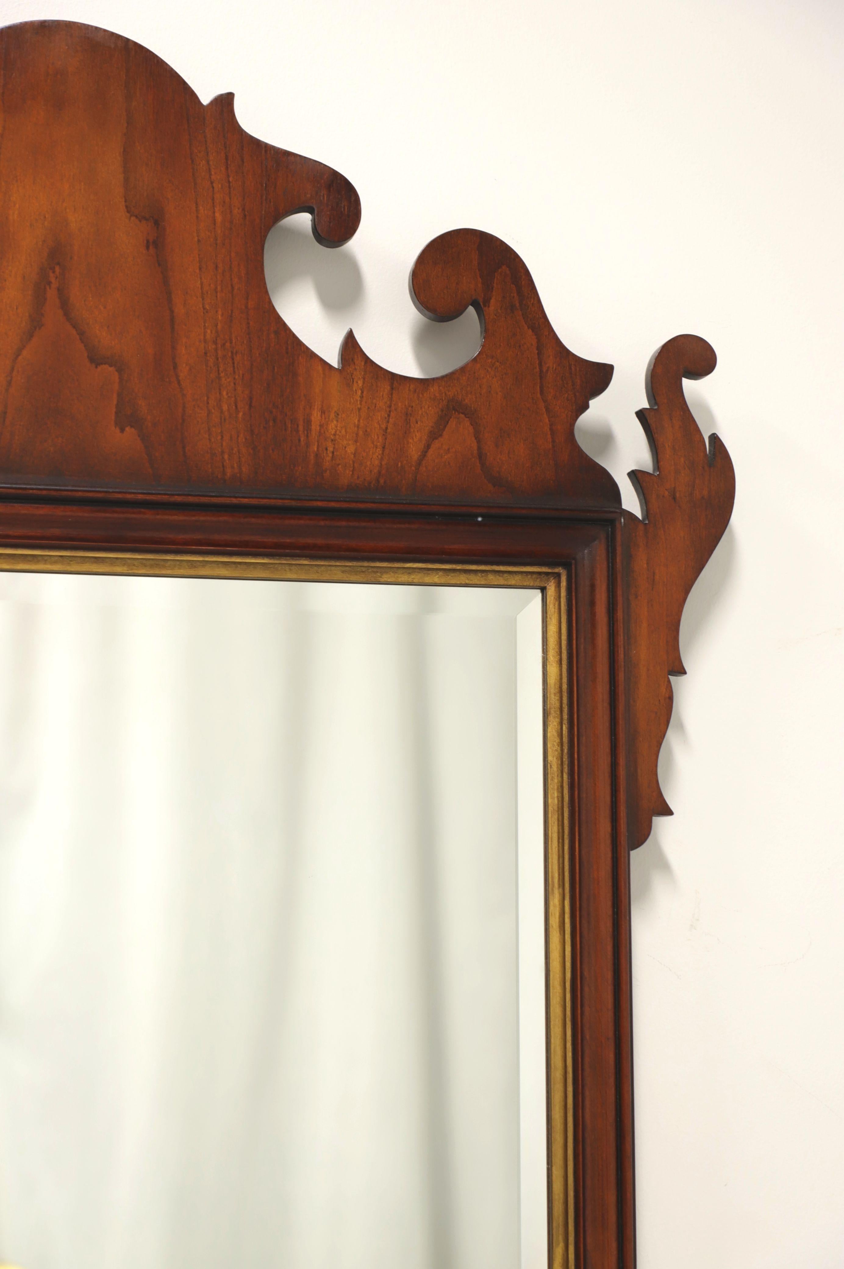STATTON Centennial Cherry Chippendale Style Wall Mirror In Good Condition In Charlotte, NC