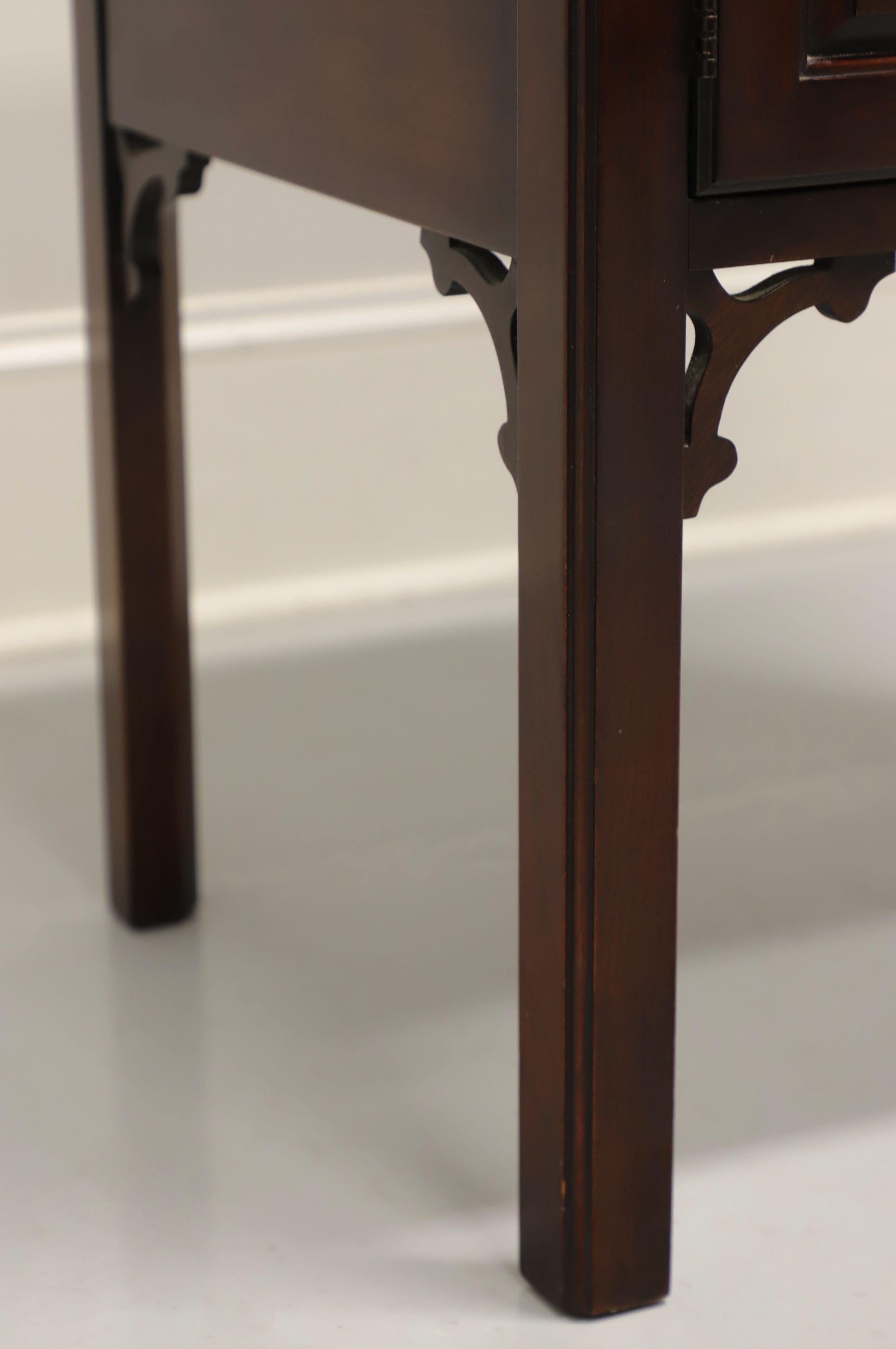STATTON Old Towne Cherry Chippendale Style Nightstands - Pair 1