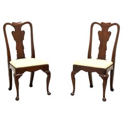 STATTON Old Towne Cherry Queen Anne Dining Side Chairs - Pair A