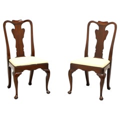 STATTON Old Towne Cherry Queen Anne Dining Side Chairs - Pair B