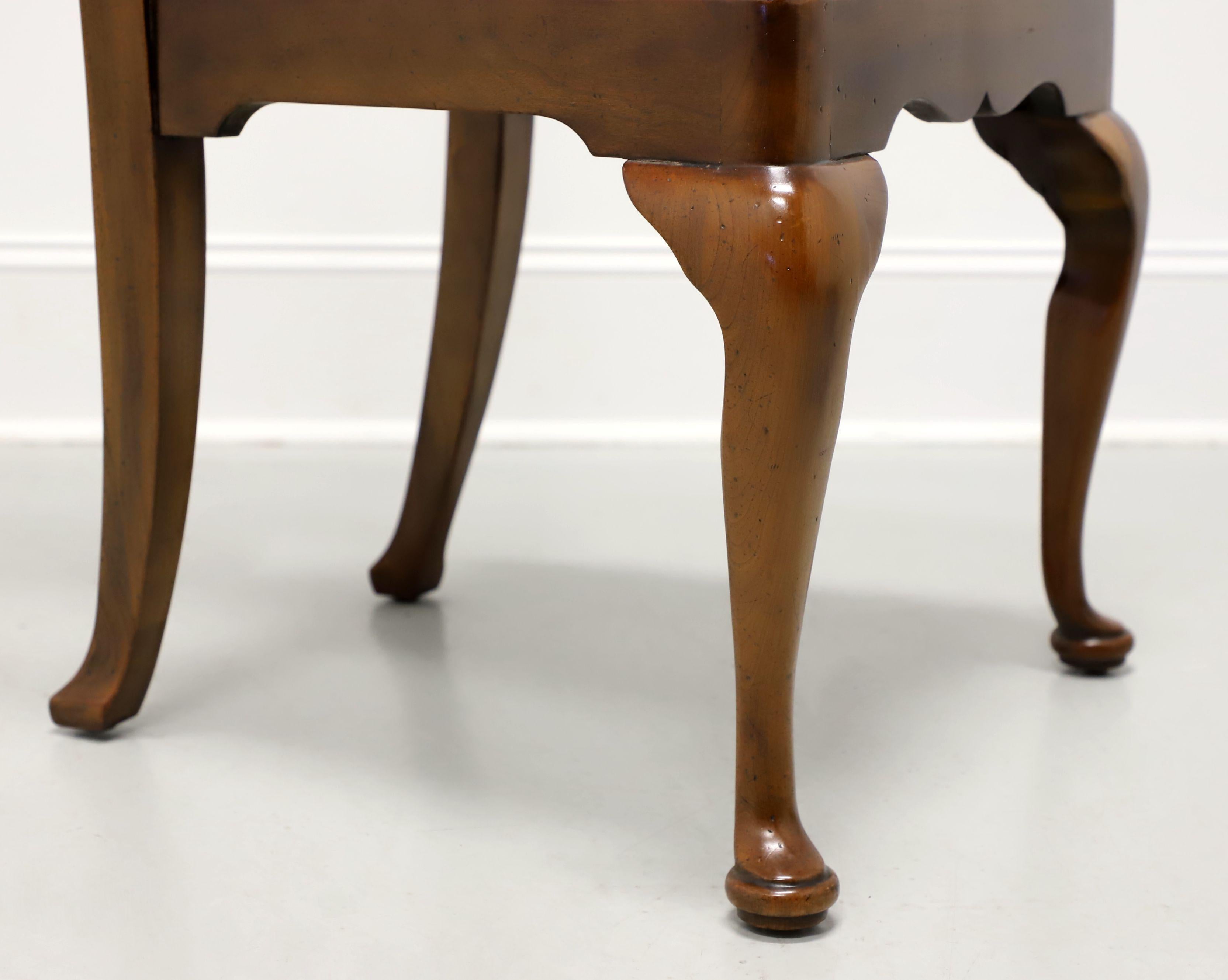 STATTON Oxford Cherry Queen Anne Dining Side Chairs - Pair A For Sale 3