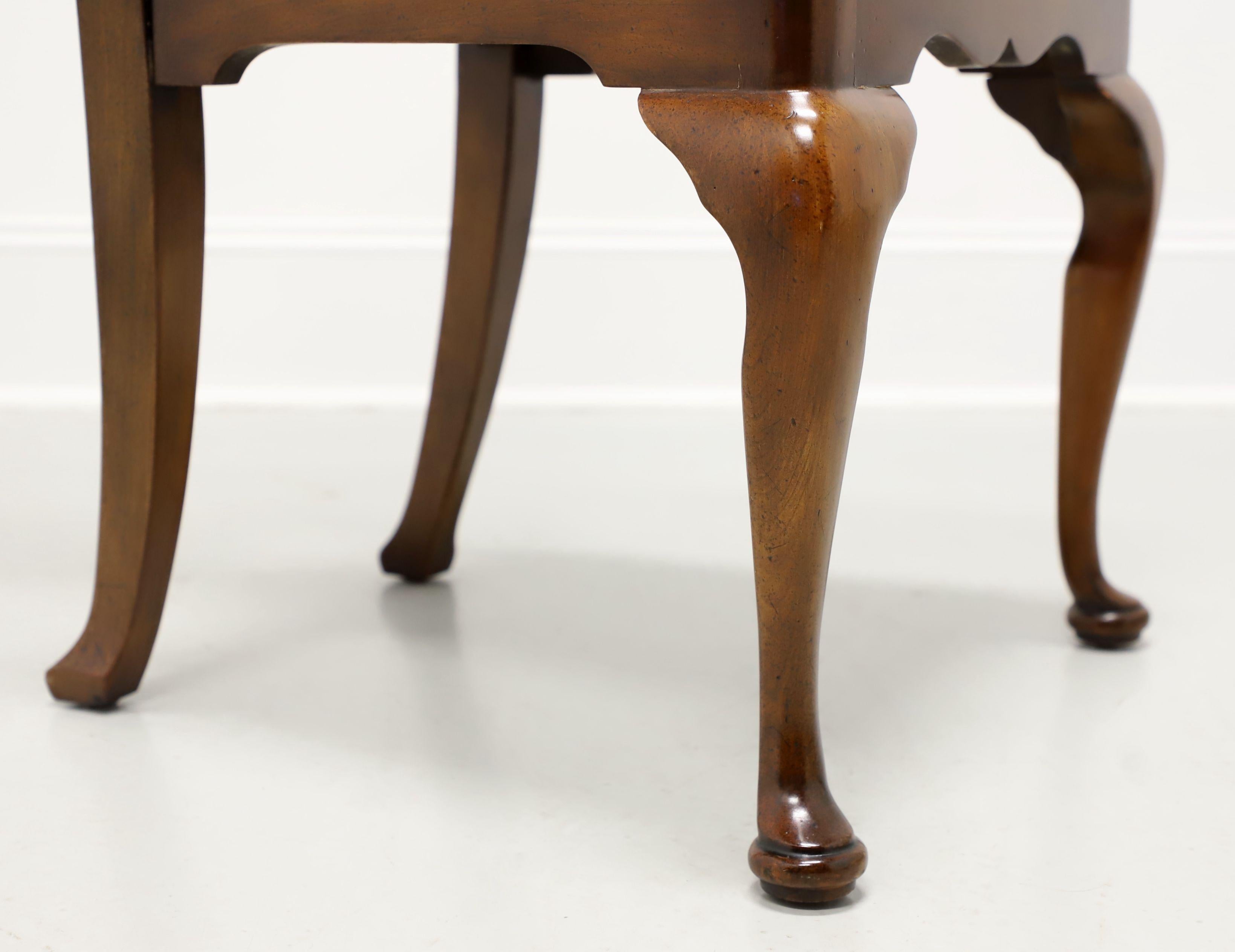 STATTON Oxford Cherry Queen Anne Dining Side Chairs - Pair B For Sale 3