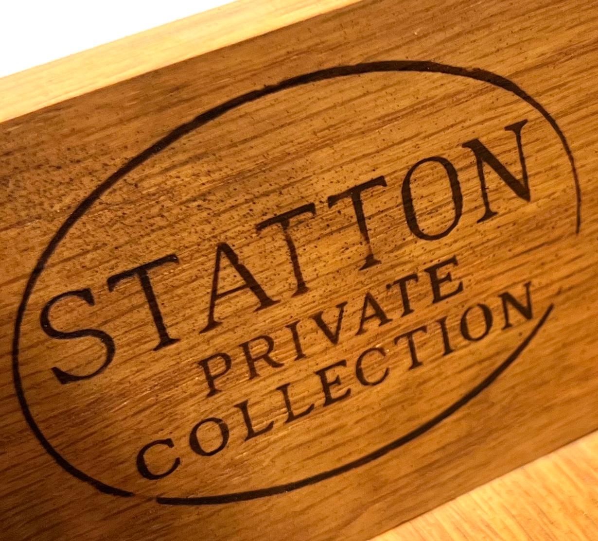 STATTON Private Collection Oxford Kirschbaum Gateleg Flip Top Spiel / Konsolentisch im Angebot 5