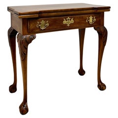 Antique STATTON Private Collection Oxford Cherry Gateleg Flip Top Game / Console Table