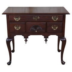 Used Statton Private Collection Solid Cherry Queen Anne Low Boy Chest Entry Console