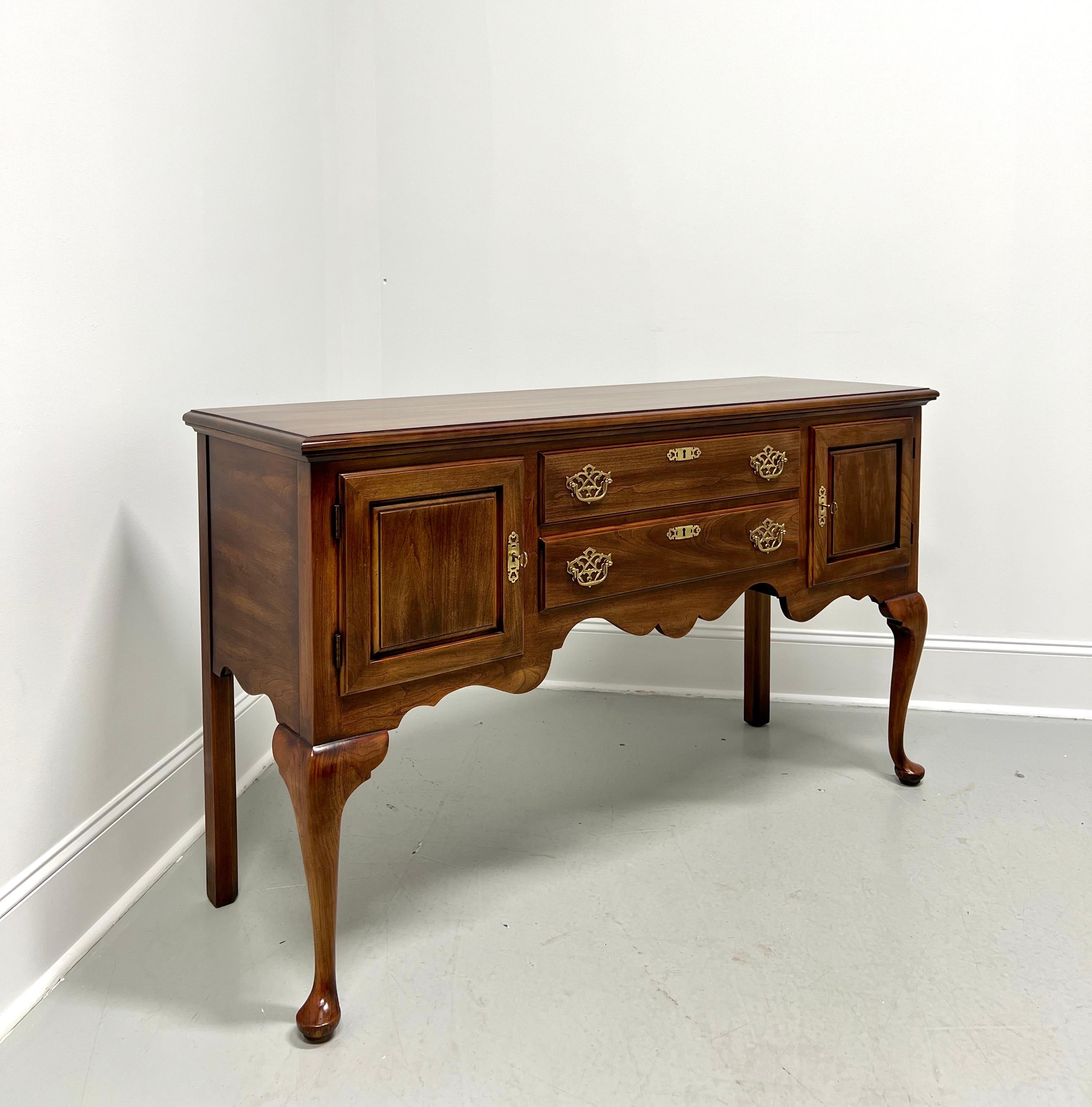STATTON Trutype Americana Oxford Antique Cherry Queen Anne Huntboard Sideboard For Sale 8