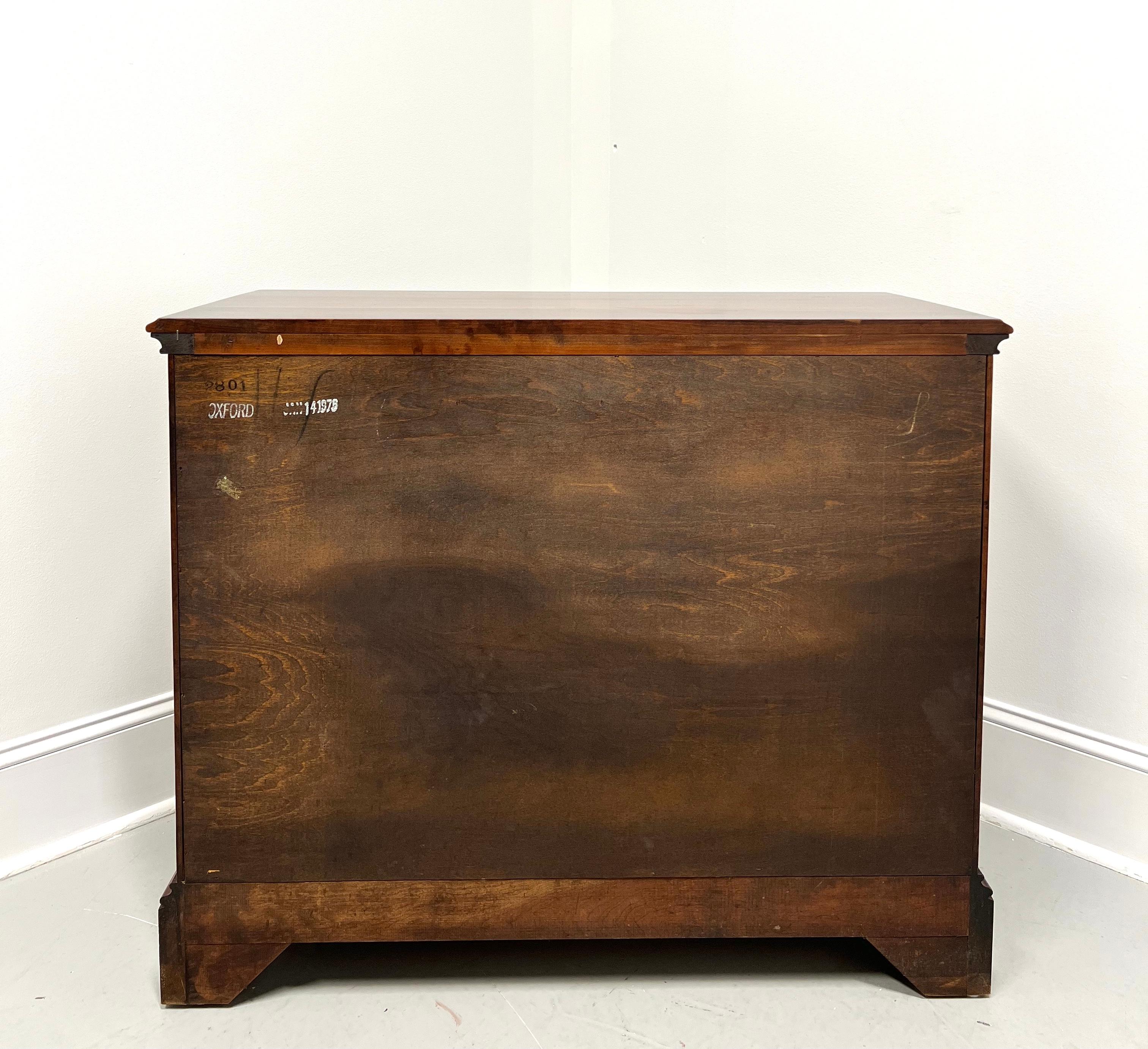 STATTON Trutype Americana Oxford Cherry Chippendale Bachelor Chest For Sale 1