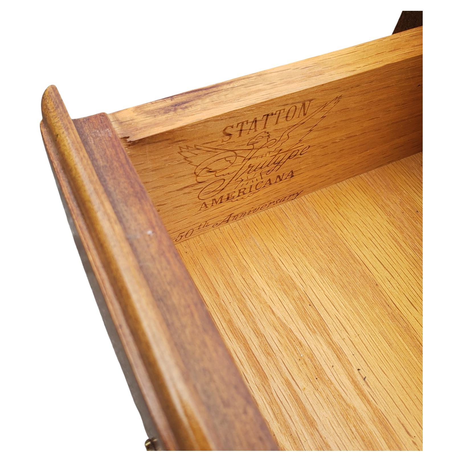 20th Century Statton Trutype Walnut Pembroke Drop-Leaf Table For Sale