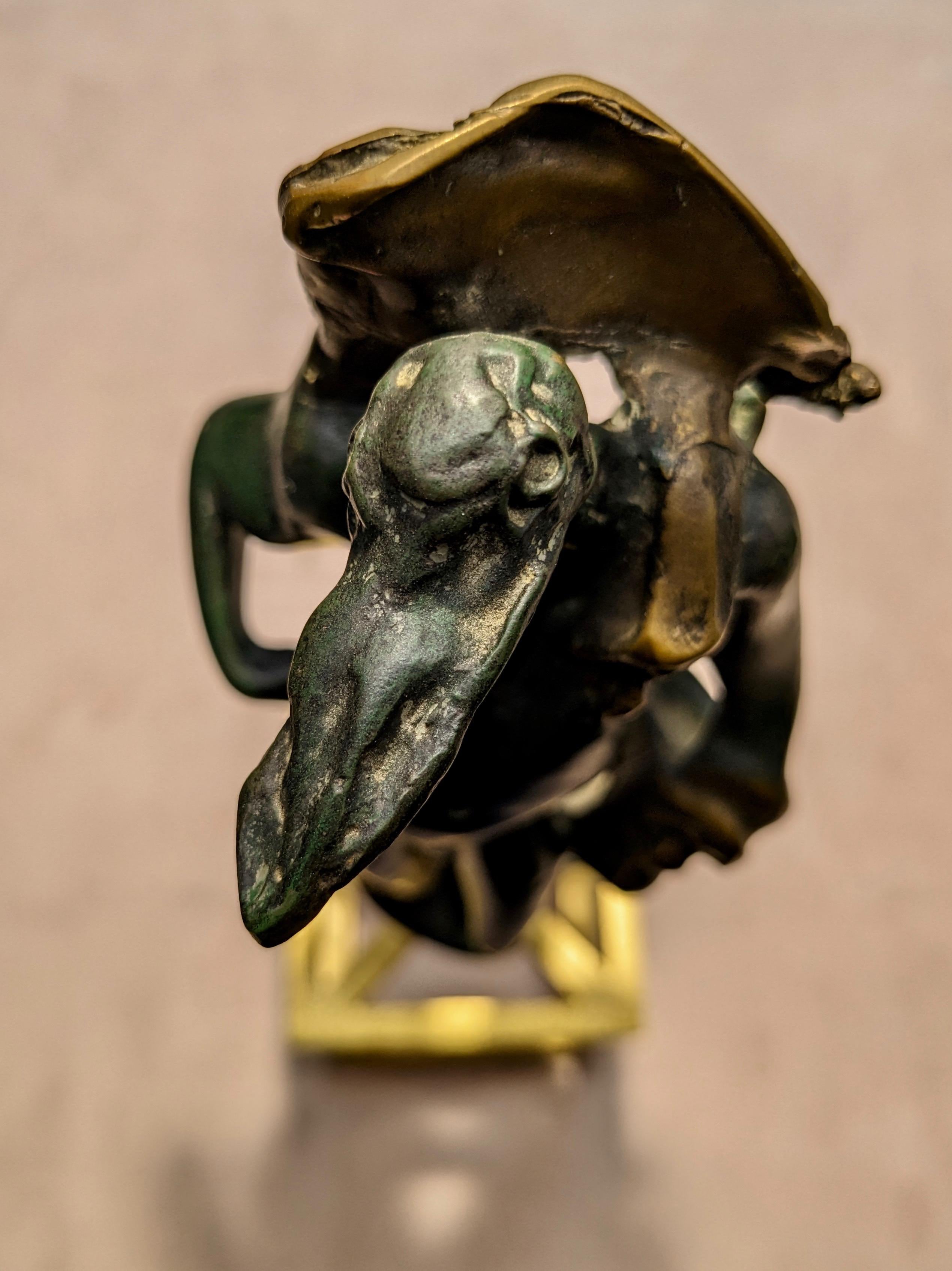 Statua Birdman, L'homme oiseau in bronzo, Salvador Dalì edizione Limitata im Angebot 9