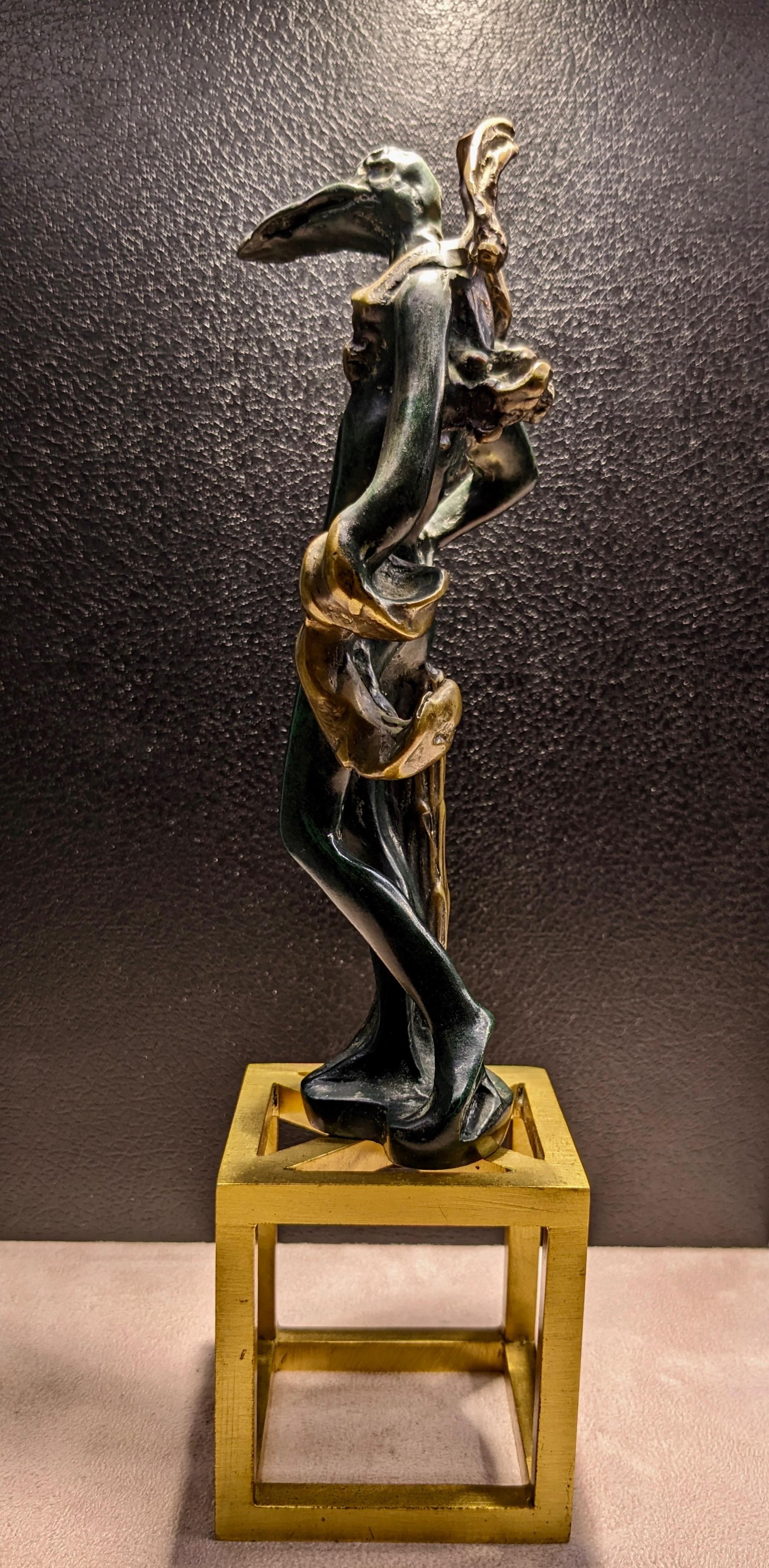 Statua Birdman, L'homme oiseau in bronzo, Salvador Dalì edizione limitata For Sale 2