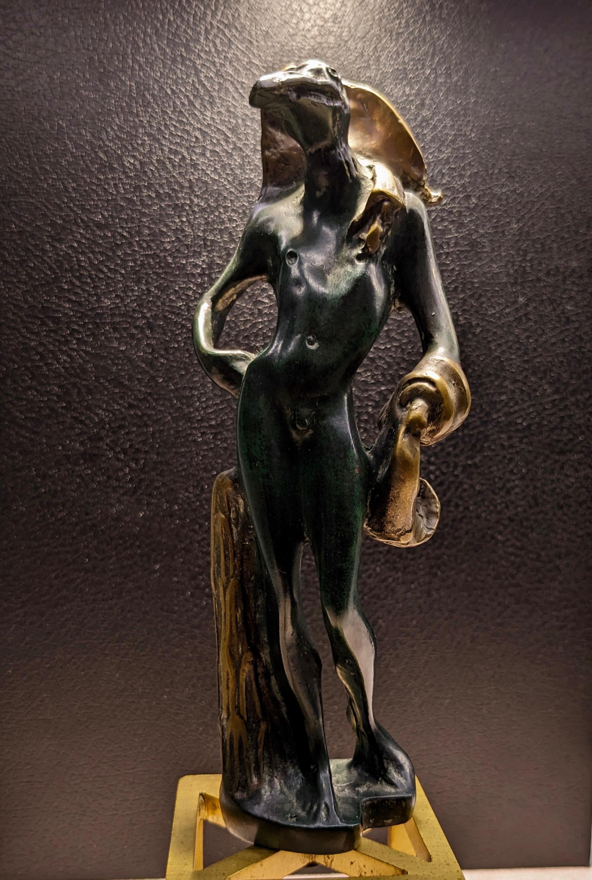 Statua Birdman, L'homme oiseau in bronzo, Salvador Dalì edizione limitata For Sale 4